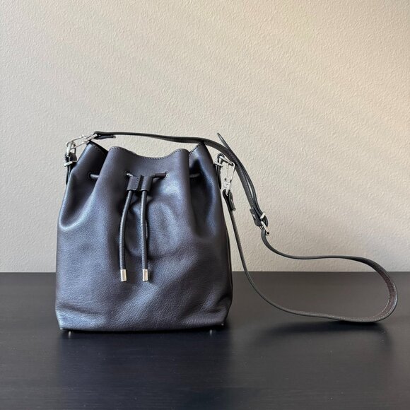 Proenza Schouler Calfskin Bucket Bag Dark Brown